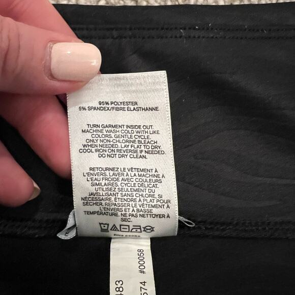 EXPRESS Zebra Patter Coated Leggings Women’s size Large - Picture 8 of 11